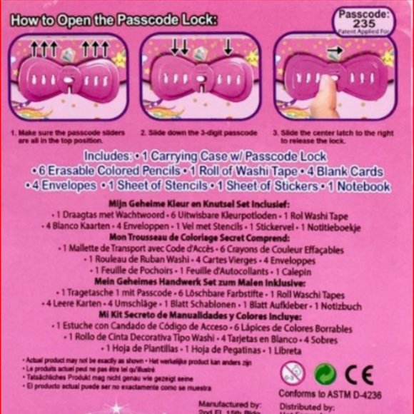 COPY - Kids Coloring Set --Travel Toys On The Go for girls. Erasable Colored Pe… - Picture 3 of 8